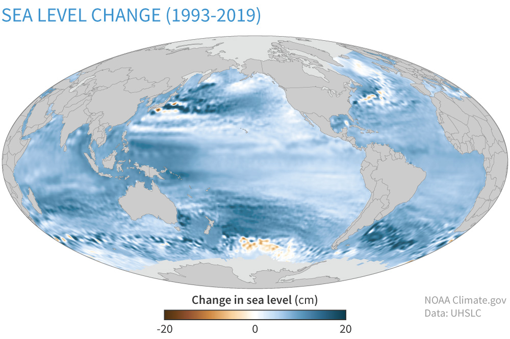 New Research From NASA Identifies causes of sea-level rise since 1900